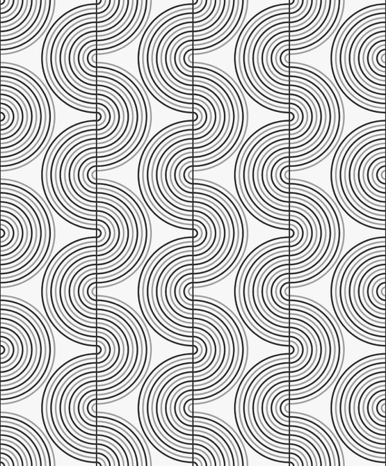 Seabrook Wallpaper Zen Geo Onyx & Metallic Silver NextWall Peel & Stick  United States 31.35 6.3" 20.9"  - My Fabric Connection -