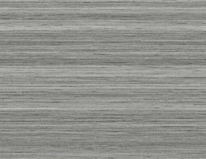 Seabrook Wallpaper Meiya Slate Gray Linen & Silk Textures  United States 60.75 20.87" 27"  - My Fabric Connection -