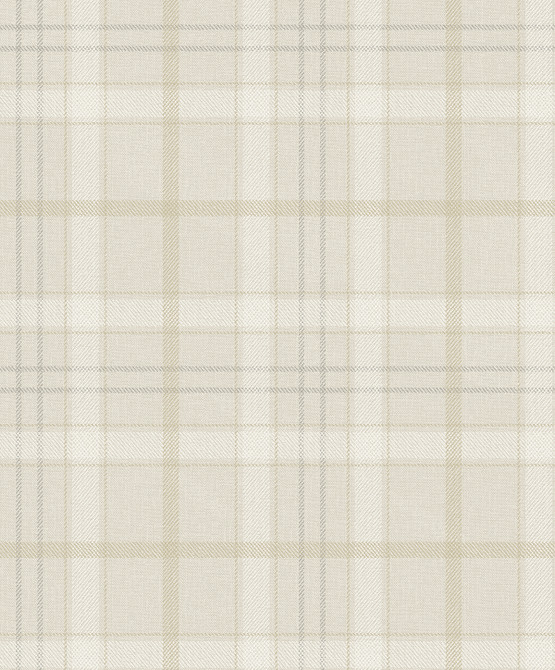 Seabrook Wallpaper Tailor Plaid Prepasted Neutral Etten Prepasted Wallcoverings  Netherlands 57 12.6" 20.9"  - My Fabric Connection -
