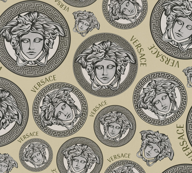 Seabrook Wallpaper Monarch Coconut Versace Volume 5  Germany 75.3 25.2" 27.5"  - My Fabric Connection -