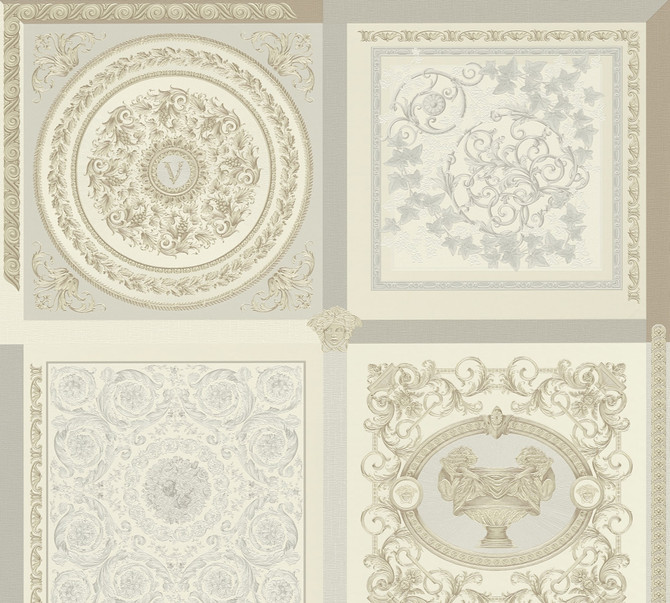 Seabrook Wallpaper Reverie Oak Versace Volume 5  Germany 75.3 27.5" 27.5"  - My Fabric Connection -