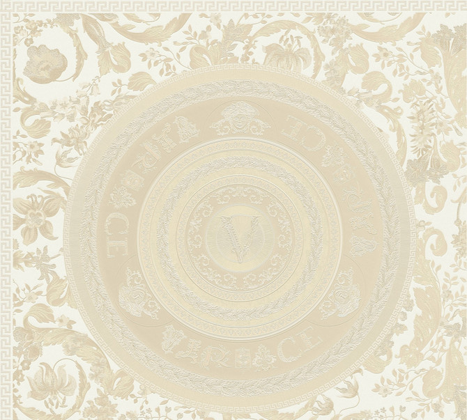 Seabrook Wallpaper Ember Butterscotch Versace Volume 5  Germany 75.3 27.5" 27.5"  - My Fabric Connection -