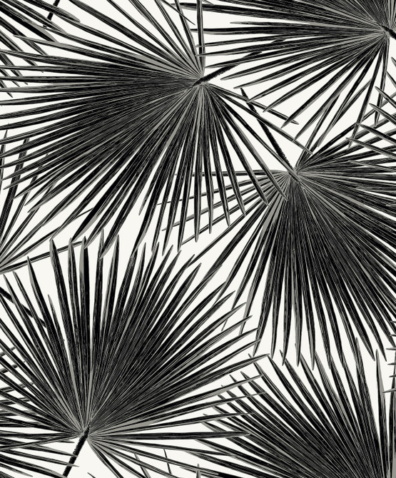 Seabrook Wallpaper Elvis Palms Inky Piano  Netherlands 57.5 25.2" 20.9"  - My Fabric Connection -