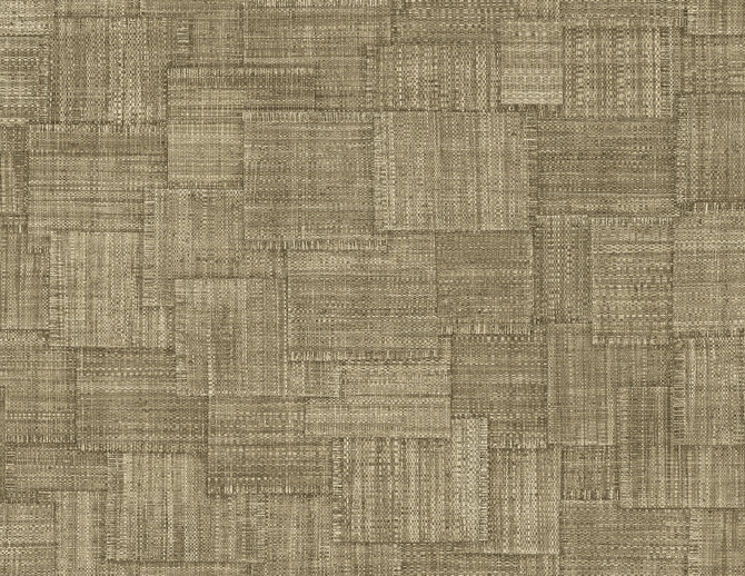 Seabrook Wallpaper Woven Blocks Woodbridge Raffia  United States 60.75 20.87" 27"  - My Fabric Connection -