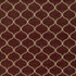 Kasmir Fabric Ogee Trellis Crimson 5071 100% Polyester CHINA 25,000 Wyzenbeek Double Rubs H: 1 6/8 inches, V: 1 6/8 inches 56 - 59 - My Fabric Connection - Kasmir