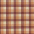 Kasmir Fabric Squire Check Melon 5070 100% Cotton INDIA 6,000 Wyzenbeek Double Rubs H: 6 6/8 inches, V: 6 6/8 inches 54 - My Fabric Connection - Kasmir