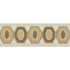 Kravet Design Trim Geodex Honey BRAIDS BANDS & BORDERS RAYON - 75%;COTTON - 25% India - Horizontal: 3 and Vertical: 12.7 3 - My Fabric Connection -