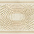 Kravet Design Fabric T30766.16 Deco Rays Cream Braids Bands &amp; Borders Linen 35%, Polyester 32%, Viscose 20%, Metallic 13% China see sample Horizontal: see sample and Vertical: see sample 3 inches - My Fabric Connection -