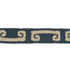 Kravet Design Trim Wonky Key Indigo