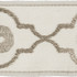 Kravet Design Fabric T30745.11 Ogee Chain Dove Candice Olson Linen 43%, Rayon 33%, Viscose 24% China see sample Horizontal: see sample and Vertical: see sample 2.95 inches - My Fabric Connection -