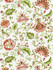 Scalamandre Fabric Delphine Embroidery Blossom SC271730004 LA BOHEME 66% COTTON 18% VISCOSE 16% SPUN POLYESTER INDIA MEDIUM DUTY Horizontal: 22.875" and Vertical: 24.875" 49.63 - My Fabric Connection -