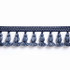 Scalamandre Trim Trim Halsey Onion Fringe/Indigo FT1499-006 SCALAMANDRE WAREHOUSE 57% ACRYLIC 38% VISCOSE 5% POLYESTER CHINA LIGHT DUTY Horizontal: and Vertical: 3" - My Fabric Connection -