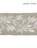 Scalamandre Trim Laurel Embroidered Tape Flax SCT32920002 MODERN LUXURY 50% VISCOSE 35% GLASS 15% METALLIC INDIA LIGHT DUTY Horizontal: 7.5" and Vertical: 3.75 - My Fabric Connection -