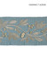 Scalamandre Trim Laurel Embroidered Tape Bluestone SCT32920003 MODERN LUXURY 50% VISCOSE 35% GLASS 15% METALLIC INDIA LIGHT DUTY Horizontal: 7.5" and Vertical: 3.75 - My Fabric Connection -