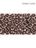 Scalamandre Trim Leopard Velvet Tape Espresso SCT32770005 ORIANA 50% VISCOSE 50% COTTON INDIA LIGHT DUTY Horizontal: 5.25" and Vertical: 4.25 - My Fabric Connection -