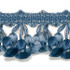 Scalamandre
 Trim Newport Tassel Fringe - Silk/Med Blue, Dk Blue & Grey Sc 0012Ft1103 BOTANICA 100% SILK CHINA LIGHT DUTY Horizontal: and Vertical: 2" - My Fabric Connection -