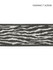 Scalamandre Trim Tiger Tape Charcoal SCT33100003 ISOLA INDOOR / OUTDOOR 100% POLYOLEFIN UNITED KINGDOM HEAVY DUTY Horizontal: 6.25" and Vertical: 3 - My Fabric Connection -
