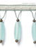Scalamandre Trim Vionnet Beaded Fringe Aquamarine SCFX15010003 MERCHANTE 91% GLASS 5% METALLIC 4% VISCOSE INDIA LIGHT DUTY Horizontal: and Vertical: 1.125" 3.13 - My Fabric Connection -