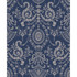 Cole & Son Wallcovering Woolverston Blue - PAPER - 100% United Kingdom - Horizontal: - and Vertical: 25 21 - My Fabric Connection -