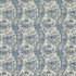 G P & J Baker Fabric Caldbeck Indigo/Ivory SIGNATURE PRINTS LINEN - 100% Thailand MEDIUM Horizontal: 13.002 and Vertical: 14.972 52.008 - My Fabric Connection -