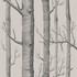 Cole & Son Wallcovering Woods Linen/Charcoal COLE & SON ICONS PAPER - 100% United Kingdom Horizontal: and Vertical: 28.3 20.5 - My Fabric Connection -