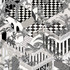 Cole & Son Wallcovering Miami Black/White COLE & SON ICONS PAPER - 100% United Kingdom Horizontal: and Vertical: 35.4 27 - My Fabric Connection -