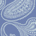 Cole & Son Wallcovering Rajapur Flock Blue/White COLE & SON ICONS PAPER - 100% United Kingdom Horizontal: and Vertical: 28.5 20.5 - My Fabric Connection -