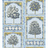 Cole & Son Wallcovering Sultan'S Palace China Blue & Ochre Wallcovering PAPER - 100% United Kingdom </p><p>Repeat: H: , V: 30 27 - My Fabric Connection -