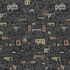 Cole & Son Wallcovering Mediterranea Charcoal & Metallic