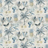 Baker Lifestyle Fabric Orinoco Blue CARNIVAL COTTON - 90%;LINEN - 10% United Kingdom HEAVY Horizontal: 35.854 and Vertical: 35.066 53.978 - My Fabric Connection -