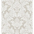 Cole & Son Wallcovering Blake White And Silver COLE & SON ALBEMARLE PAPER - 100% United Kingdom - Horizontal: - and Vertical: 20.88 21 - My Fabric Connection -