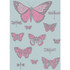 Cole & Son Wallcovering Butterflies & Dragonflies Pink On Blue