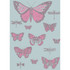 Cole & Son Wallcovering Butterflies & Dragonflies Pink On Blue COLE & SON WHIMSICAL PAPER - 100% United Kingdom Horizontal: and Vertical: 28.3 20.5 - My Fabric Connection -