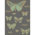 Cole & Son Wallcovering Butterflies & Dragonflies Green On Char Wallcovering PAPER - 100% United Kingdom </p><p>Repeat: H: , V: 28.3 20.5 - My Fabric Connection -