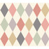 Cole & Son Wallcovering Punchinello Coral & Grn