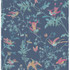 Cole & Son Wallcovering Hummingbirds Indigo Multi-Colour