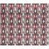 Gaston Y Daniela Fabric Queen Rojo/Gris GASTON AFRICALIA COTTON - 46%;VISCOSE - 38%;LINEN - 16% India - Horizontal: 8.94 and Vertical: 12.2 53.5 - My Fabric Connection -