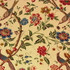 G P & J Baker Fabric Elinors Chinese Cream/Brick KINGSWOOD LINEN - 100% United Kingdom LIGHT Horizontal: 26.989 and Vertical: 45.704 53.978 - My Fabric Connection -