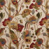 G P & J Baker Fabric California Red/Cream GATSBY LINEN - 100% United Kingdom LIGHT Horizontal: 26.989 and Vertical: 28.368 53.978 - My Fabric Connection -