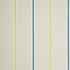 Baker Lifestyle Wallcovering Tasie Stripe Cream/Teal/Lime