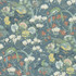 G P & J Baker Fabric Rockbird Signature Teal SIGNATURE PRINTS LINEN - 100% Thailand MEDIUM Horizontal: 48.068 and Vertical: 40.976 48.068 - My Fabric Connection -