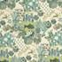 Mulberry Fabric Glendale Teal/Leaf COUNTRY WEEKEND COTTON - 100% Italy Horizontal: 27.186 and Vertical: 35.854 55.16 - My Fabric Connection -