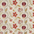 G P & J Baker Fabric Elvaston Red/Ivory Fabric LINEN - 35%;VISCOSE - 35%;COTTON - 30% India </p><p>Repeat: H: 25.216, V: 14.972 50.432 - My Fabric Connection -