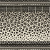 Cole & Son Wallcovering Zulu Border Black & White