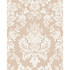 Cole & Son Wallcovering Giselle Shell Pink COLE & SON MARIINSKY DAMASK PAPER - 100% United Kingdom Horizontal: and Vertical: 25.25 20.5 - My Fabric Connection -