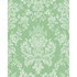 Cole & Son Wallcovering Giselle Leaf Green COLE & SON MARIINSKY DAMASK PAPER - 100% United Kingdom Horizontal: and Vertical: 25.25 20.5 - My Fabric Connection -