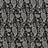 Charlotte Fabric 5845 Onyx Paisley Classic Patterns 52% Polyester, 48% Cotton Made In USA Exceeds 160,000 Wyzenbeek Rubs (Heavy Duty) Horizontal: 3" X Vertical: 4.75" 54 Inches - My Fabric Connection -
