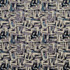 Charlotte Fabric 8520 Sapphire/Abstract Contemporary Wovens 100% Woven Polyester Asia Exceeds 100,000 Wyzenbeek Rubs (Heavy Duty) Horizontal: 15" x Vertical: 15" 54 Inches - My Fabric Connection -