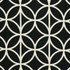Charlotte Fabric CB800-115 Black & White 54% Cotton, 46% Polyester Asia Exceeds 80,000 Wyzenbeek Rubs (Heavy Duty) Horizontal: 5" x Vertical: 5" 54 Inches - My Fabric Connection -