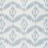 Schumacher Fabric Madaket Ikat Sky 177821 CHAMBRAY See Sample INDIA - </p><p>Repeat: Horizontal: 17 1/4" (44CM) and Vertical: 18" (46CM) 52 3/4" (134CM) - My Fabric Connection -